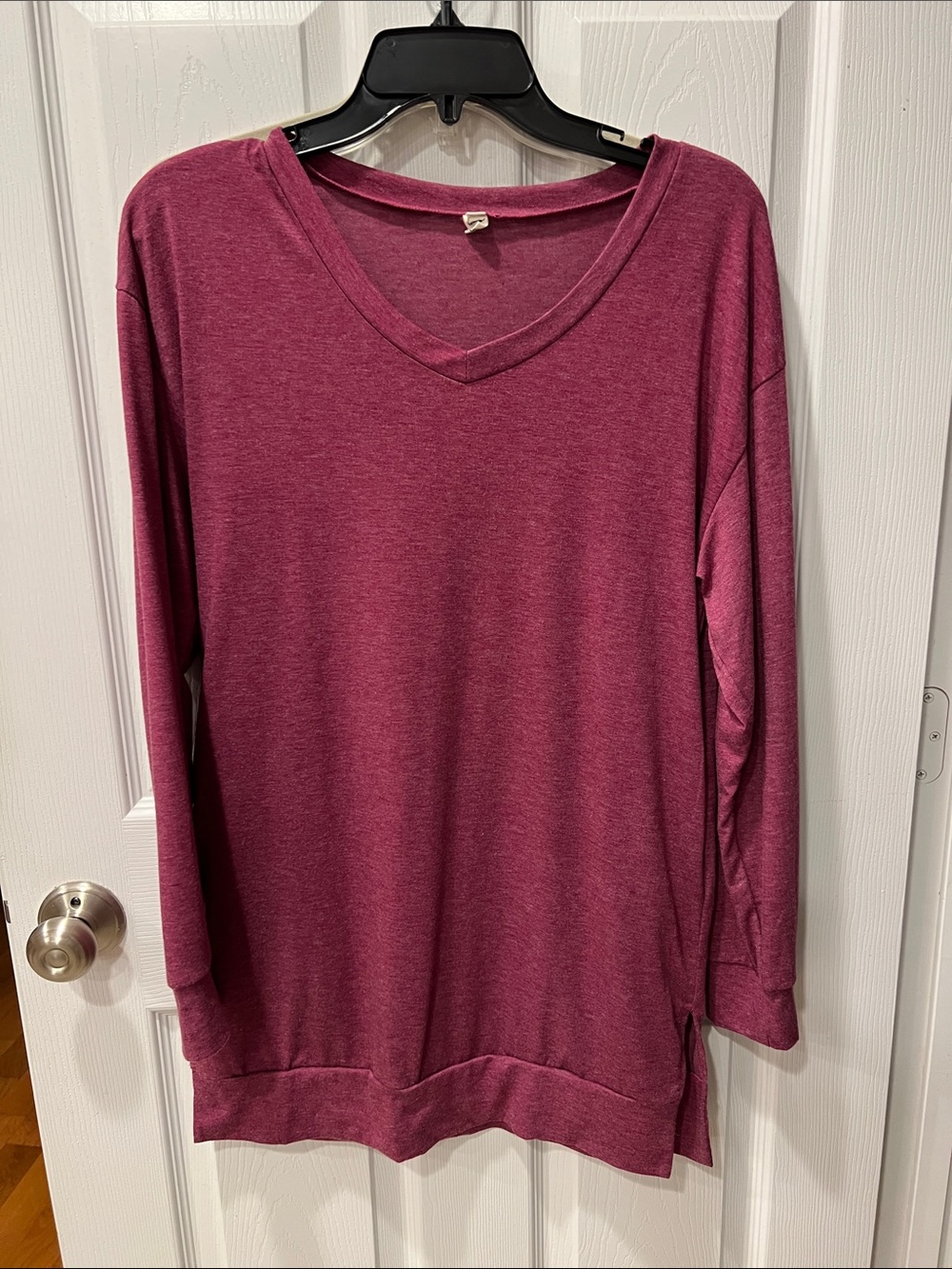 Women's V-Neck Long Sleeve Top 2 pack